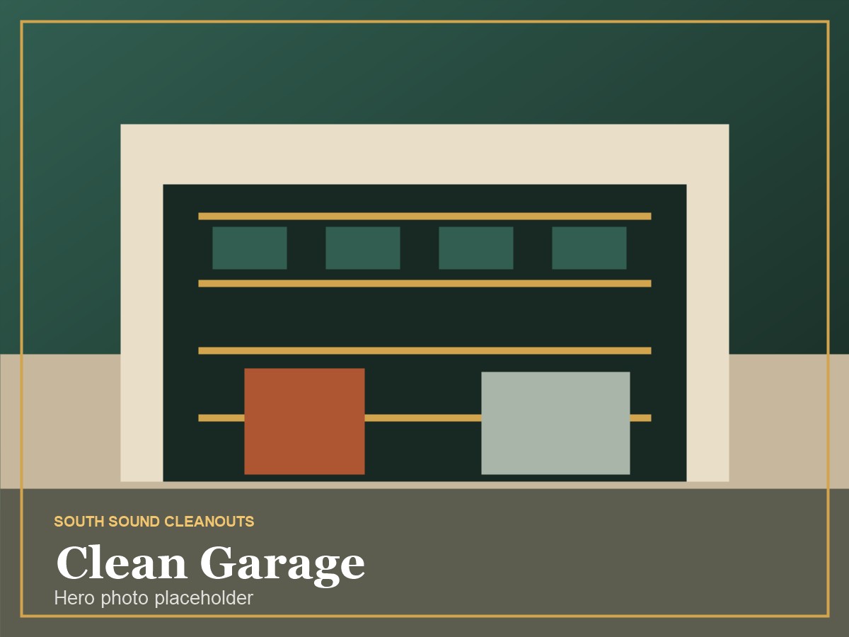Clean garage after estate and shop cleanout